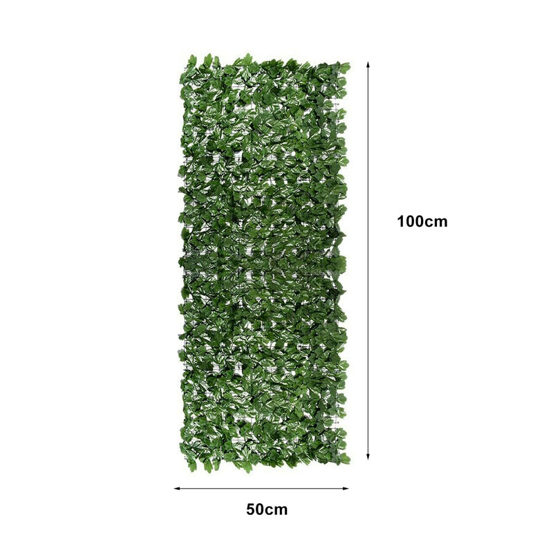 Feuille de clôture artificielle Protection contre les rayons UV Minimaliste pour la cour