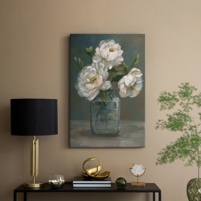 Roses rétro - Cavas enveloppés de galerie