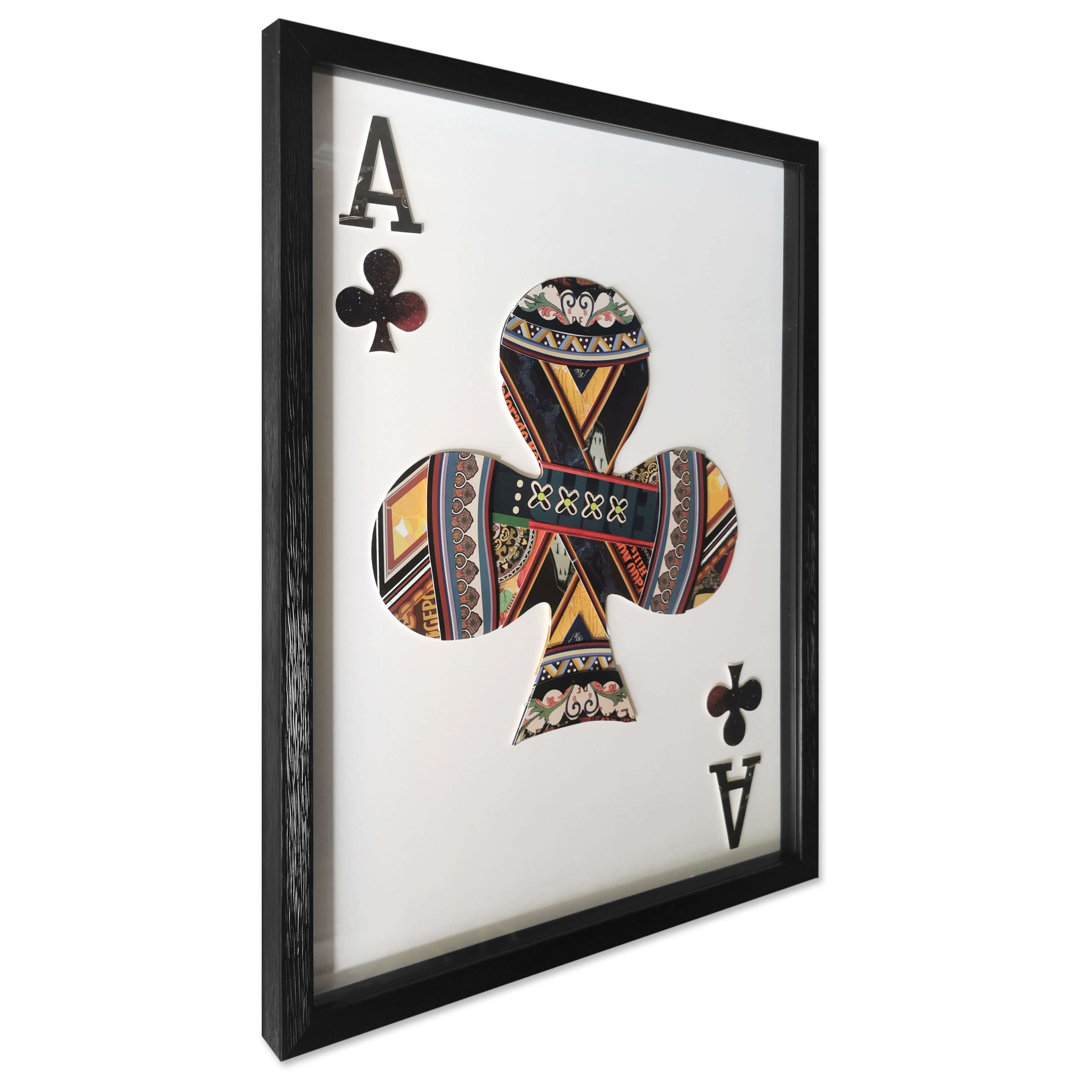 3D Collage Picture ''Ace of Flowers'' Wall Décor