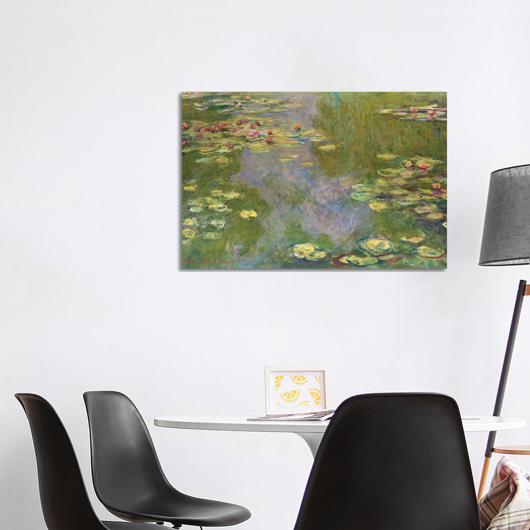 Water Lilies, 1919 by Claude Monet - Wrapped Canvas Painting