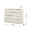 Tarius 140cm W Chest of Drawers-833879438