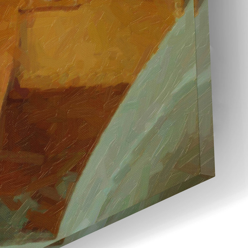 «The End» par Carlos Casamayor, art mural en verre acrylique, H 12 po x l 16 po x P 0,13 po