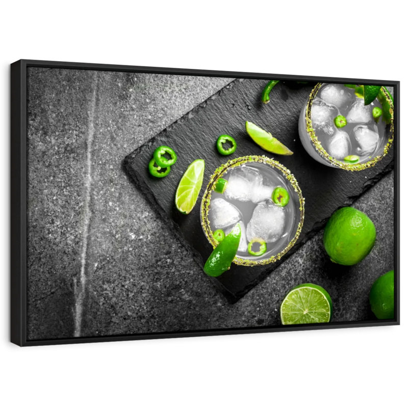 Impression sur toile de cocktail mexicain, H 25 po x l 37 po