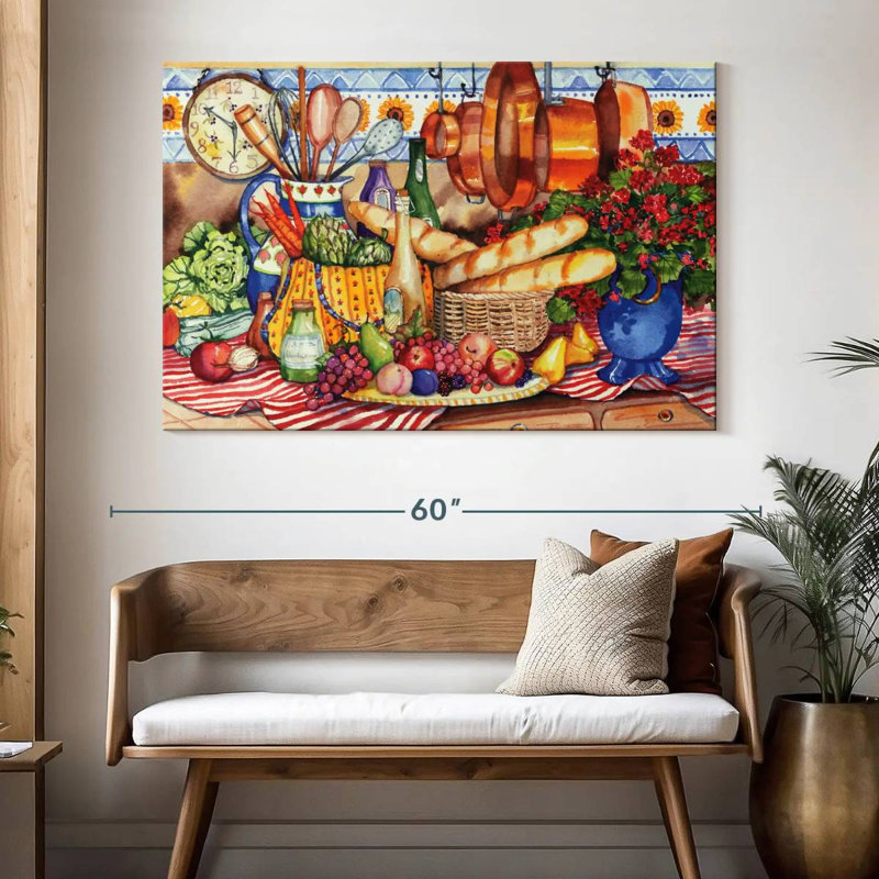 Cuisine française Yarlin, H 34 po x l 51 po