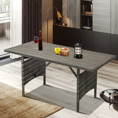 Mcgaughey Rectangular Outdoor Dining Table