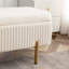 Banc de rangement rembourré en velours Miajah-251652350