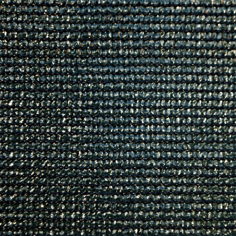 Dark Green Polyethylene Privacy Mesh Fence Screen with Grommets