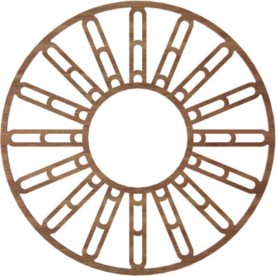 Médaillon de plafond en bois Hale