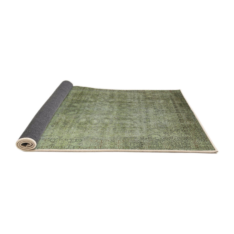 Tapis oriental vert clair, Carré 8 pi