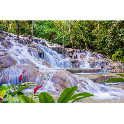 Adelindo Dunn's River Falls par Greg Meland - photographie sur toile tendue