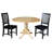 Lyle Drop Leaf Solid Wood Dining Set-306796844