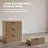 1 Pack/ 2 Pack Fluted Wood Nightstand with Charging Station, 1/2/3 Drawers, USB & Type-C Ports, Elegant Modern Vintage Side Table-992808497-992808499