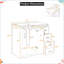 Ensemble de meuble-lavabo blanc 36 po avec lavabo en céramique, structure en bois massif, portes à fermeture douce et 3 tiroirs-110921037