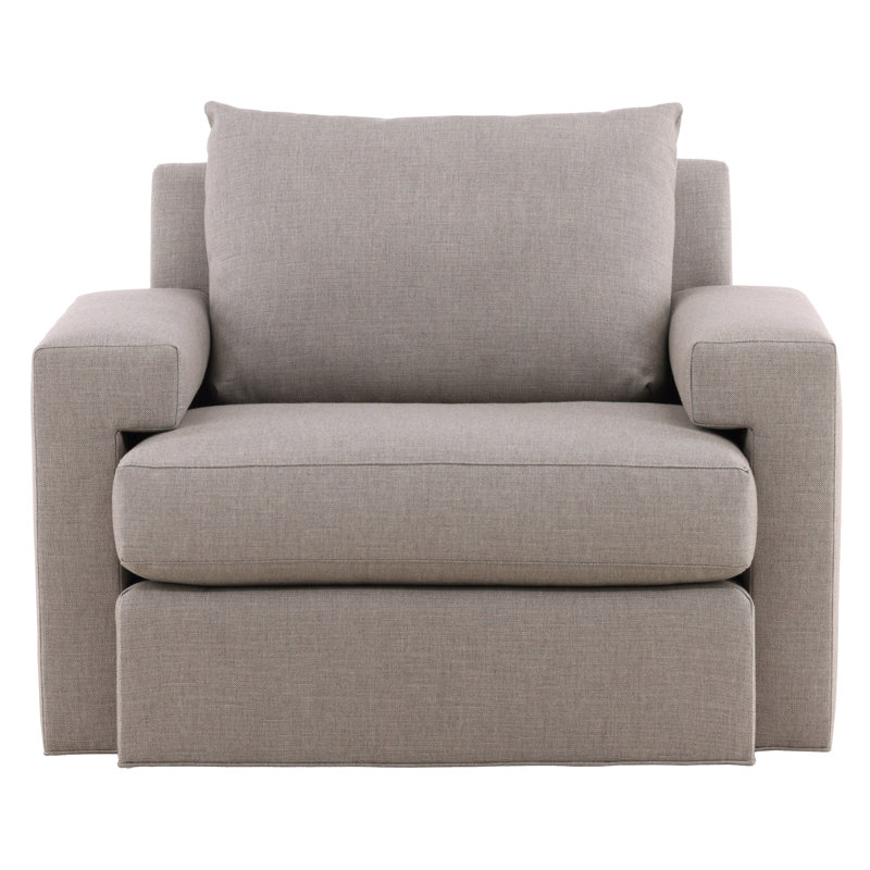 Michael Weiss Outdoor Swivel Lounge Chair, Toodaloo Parchment