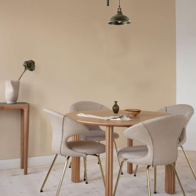 1 - Light Dome Pendant, Brushed Brass