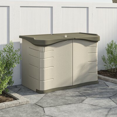 4 ft. 5 in. W x 2 ft. D Garbage Shed -  Rubbermaid, FG375301OLVSS