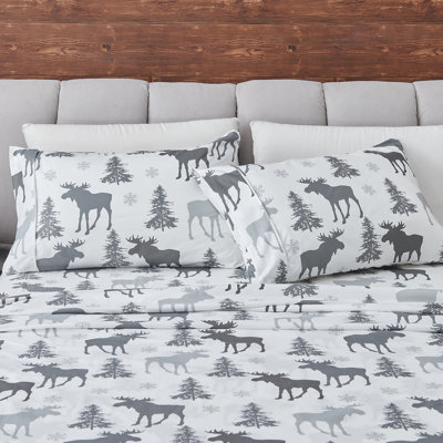 Ultra Soft Lodge Printed Microfiber Sheet Set