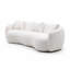 Mid Century Modern Curved Oversized Sofacama for Living Room, Bedroom, Office-131446854