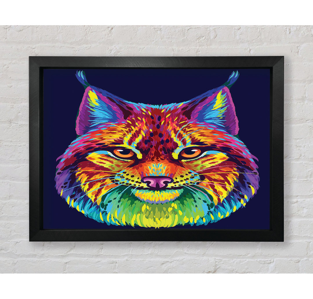 Leinwandbild Vibrant Lynx Cat