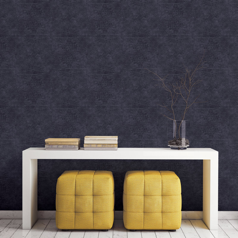 10m x 53cm Matte Wallpaper Roll, Navy