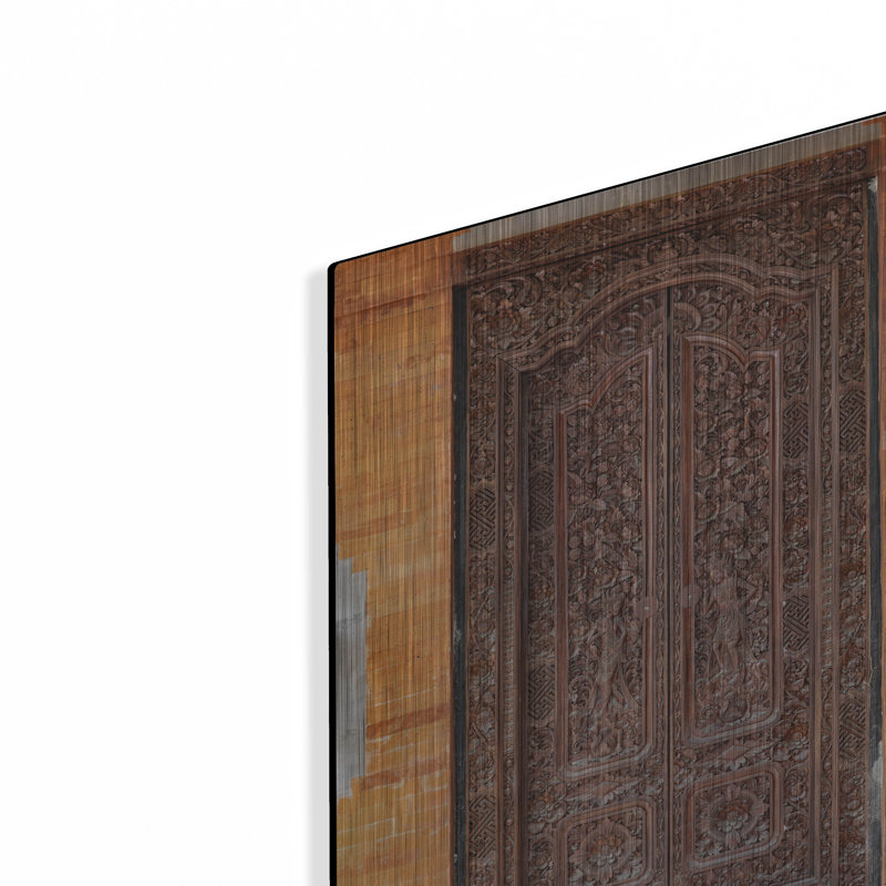 «Door - Carved On Bali» par AKG, H 16 po x l 12 po