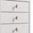 Allysyn Modern 3 Drawer Nightstand-198112280
