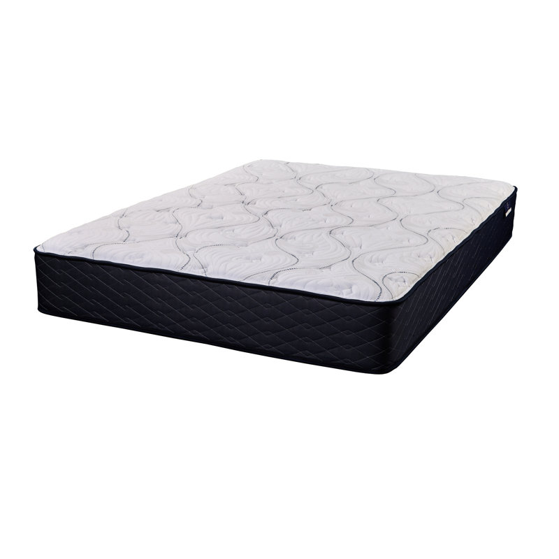 Matelas rafraîchissant de taille double avec confort et support central, profondeur de 75 pouces, largeur de 54 po, hauteur de 11 po, 70 lb, blanc et bleu, technologie de base de lit facile à intégrer, avec mousse merveilleuse