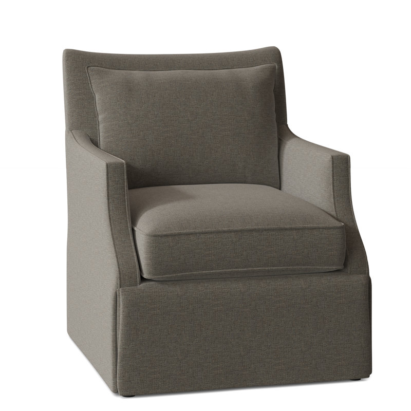Holly 29" Wide Swivel Armchair, 3152 Putty, Swivel