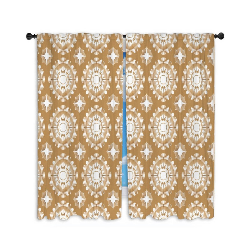 Paire de rideaux obscurcissant en polyester, L 20 po x L 54 po