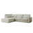 Cream Polyester/Chenille