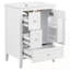 Meuble-lavabo moderne 24 po avec lavabo en céramique-26255504