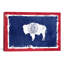 «Wyoming Fresh Paint State Flag» par iCanvas - impression sur toile tendue-51009166-51009167-130577836