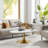 Silver Orchid Fein Oval-Shaped Coffee Table-561674414-561674413-538435049
