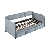 Velours gris velours est en rupture de stock
