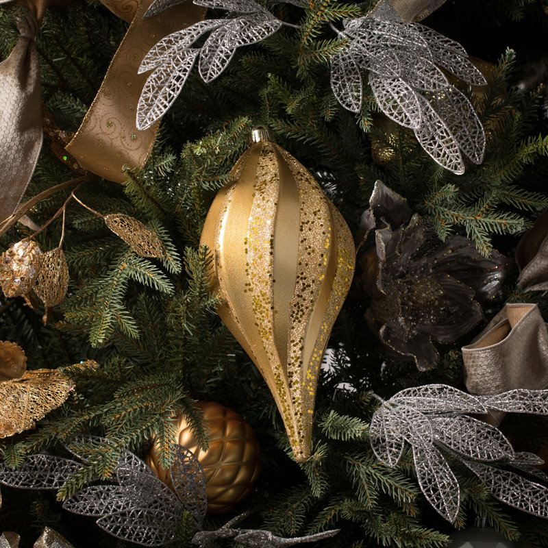 Ornement de Noël UV, Or cuivré