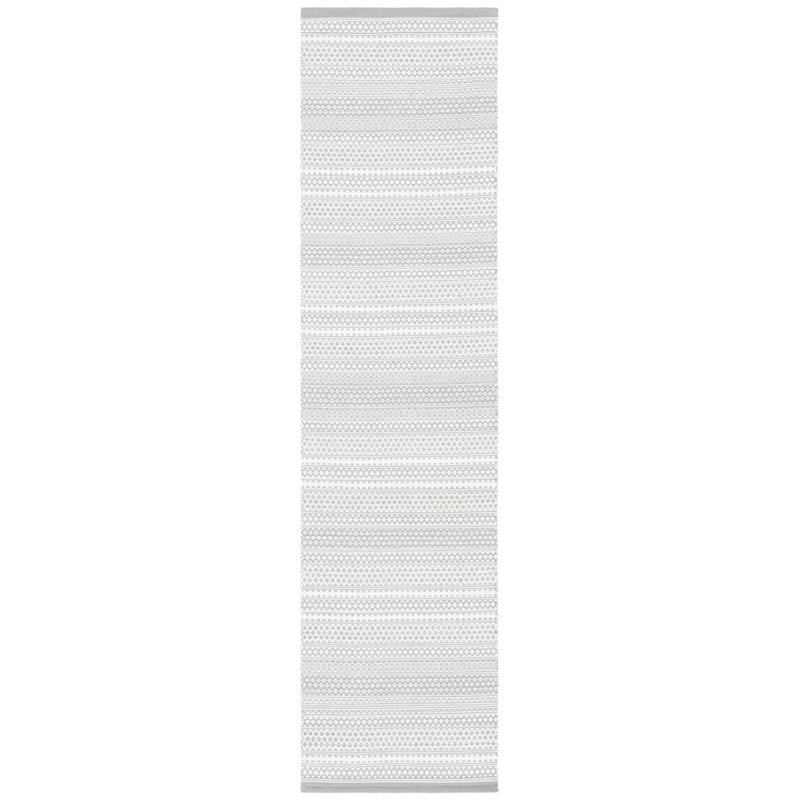 Talmadge Flat Weave Cotton Geometric Rug, Runner 2'3" x 9'