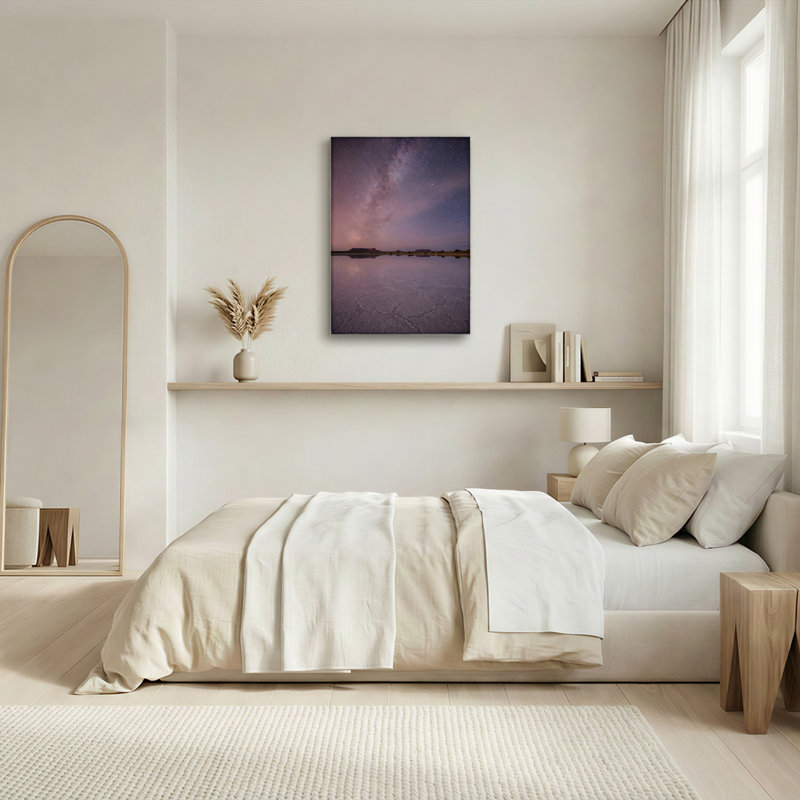 Art mural sur toile Gallery Wrap pour le salon, la chambre à coucher, le bureau ou le vestibule - décoration murale décorative avec ciel étoilé