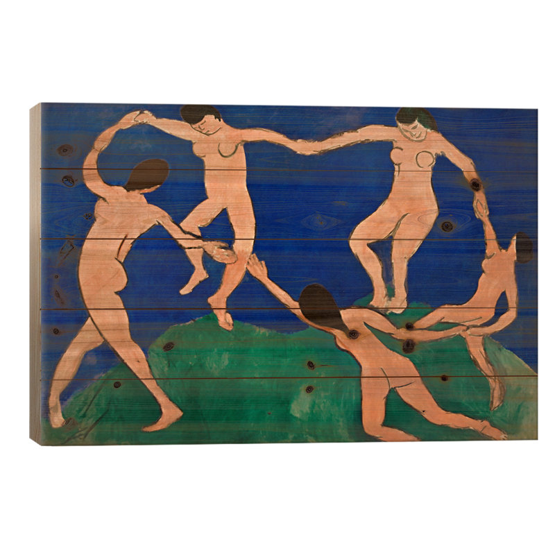 «The Dance I» par Henri Matisse - peinture sur bois sans cadre