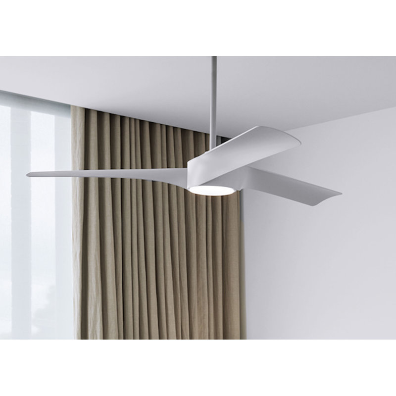 Avdul 132cm Ceiling Fan with Light Kit, White