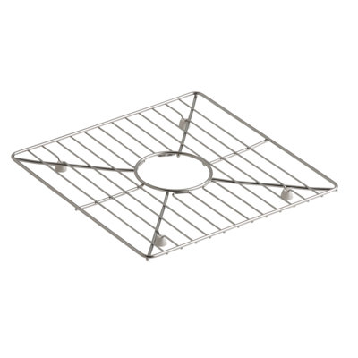 Poise Stainless Steel Sink Rack, 13-3/16" x 13-3/16", for Kitchen and Bar Sinks
