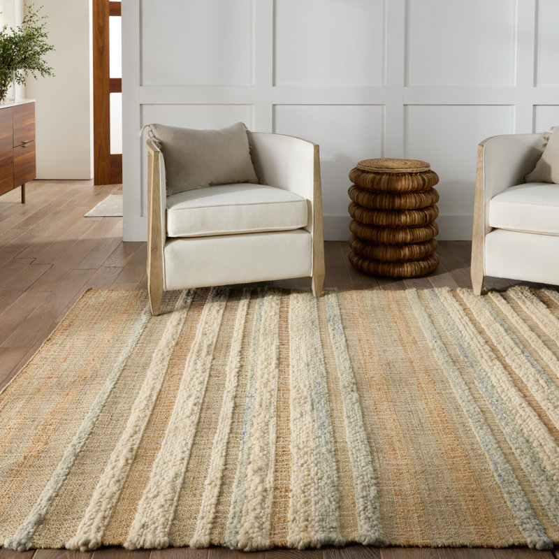 Area Rug in Brown, Rectangle 8' x 10'