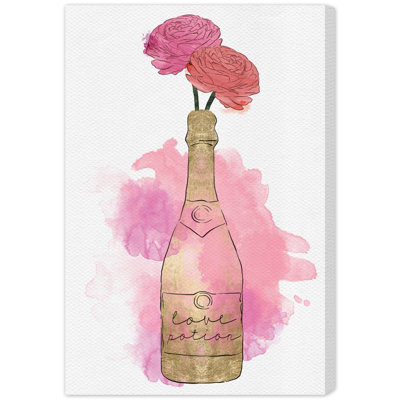 " Champagne And Flowers "
