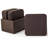 Leather Square 10 Piece Coaster Set-1542519395