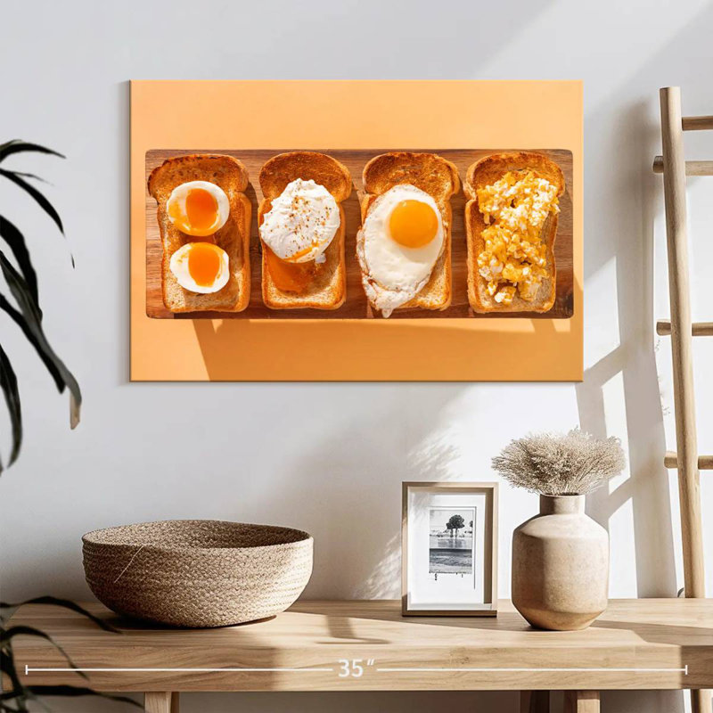 Variété d'œufs grillés Yarlin, H 16 po x l 24 po