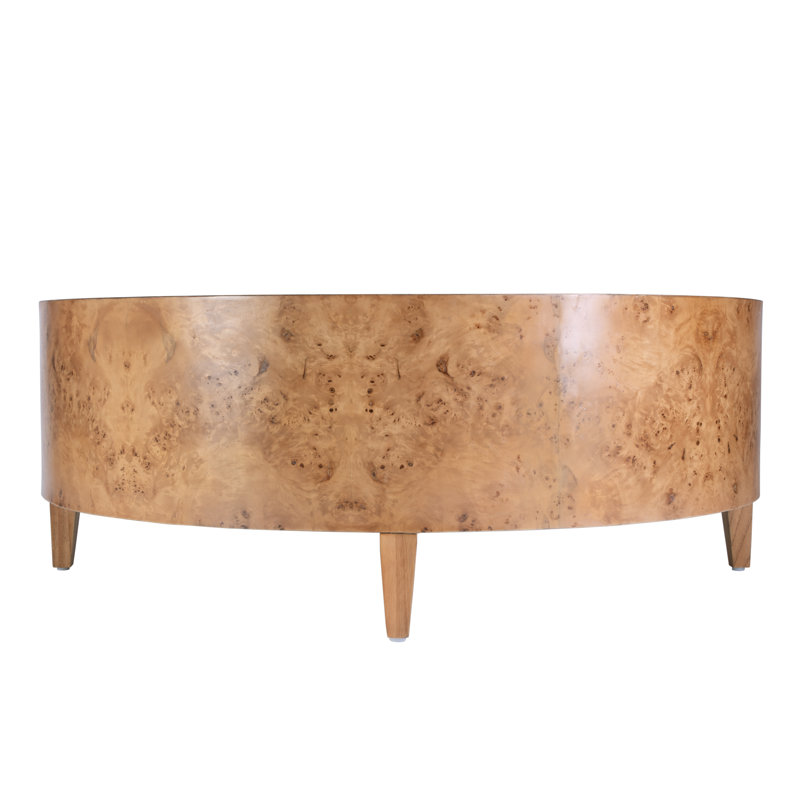 Table basse 46 po, Bois brun