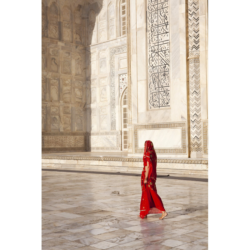 The Beautiful Taj Mahal by Davidevison - Wrapped Canvas Print, 46cm H x 30cm W