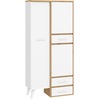 Prine 2 Door Manufactured Wood Wardrobe