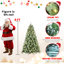 Arbre de Noël - pointes en PVC et aiguilles pointues, branches articulées, support robuste - arbre de Noël réaliste-1626109922
