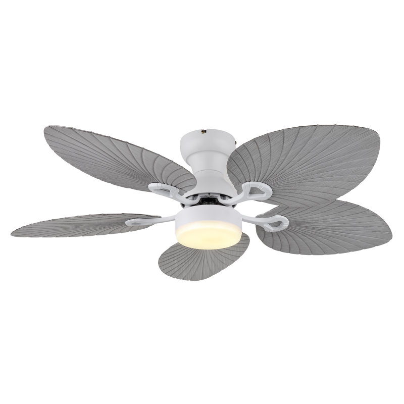 107cm Ceiling Fan with LED Lights, Grey