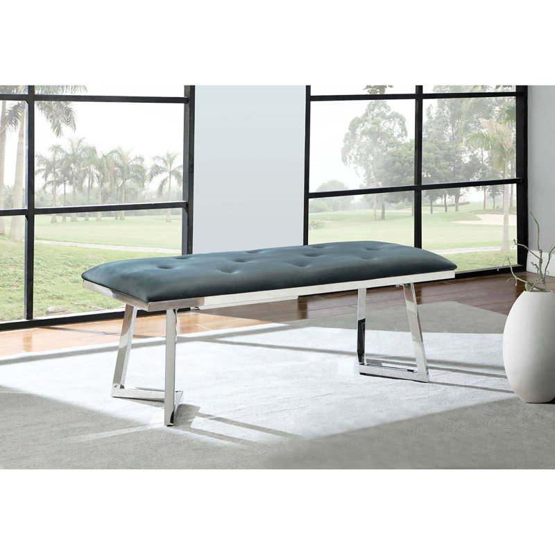 Upholstered Tufted Bench